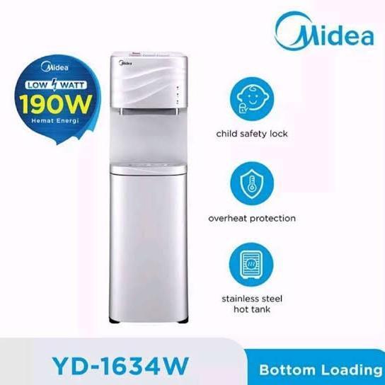 Dispenser Galon Bawah Midea YD1634W / Dispenser Midea YD1634 W