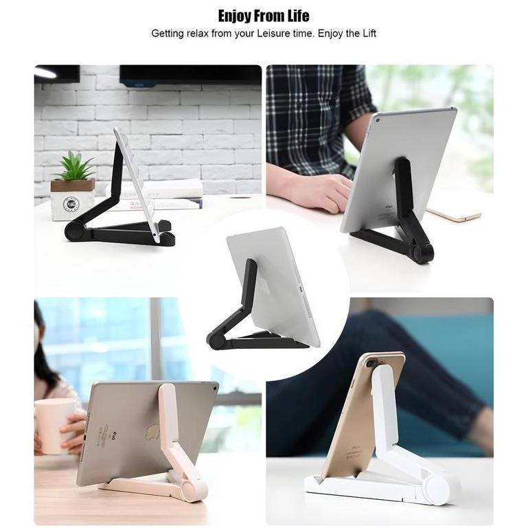 DB69 - Stand Holder Tablet HP Universal Foldable Folding Desktop Phone Standing Dudukan HP Tablet Ho
