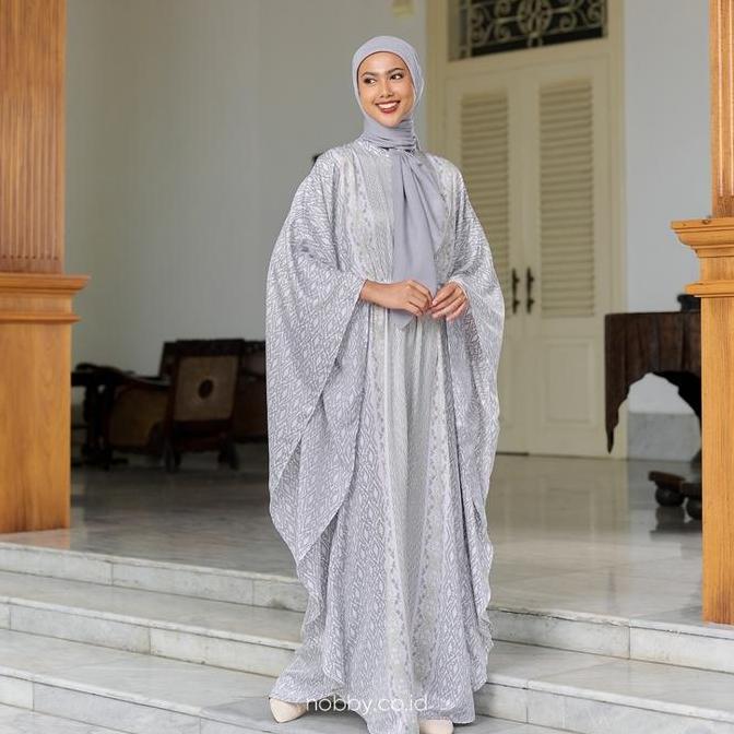Murah Nobby Arumya Kaftan Gamis Wanita Dewasa Bahan Soft Heavy Silk Series Kaftan Lebaran Series Non