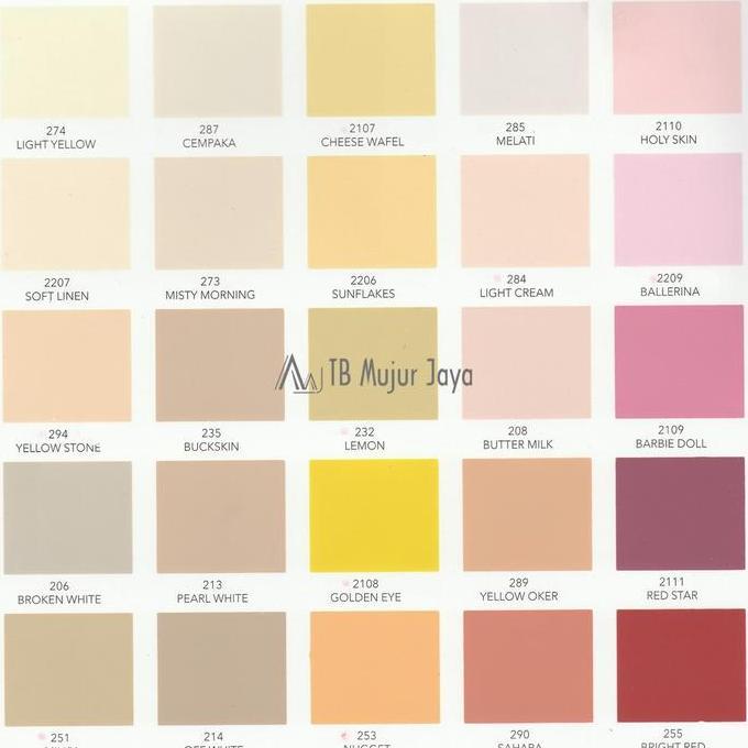 Decolith Cat Tembok 1 Kg READY SEMUA WARNA KECUALI 2 yang tertulis di deskripsi