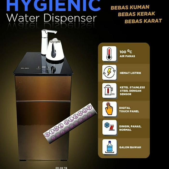 DISPENSER ELBA ED09TB GALON BAWAH HYGIENIC ED 09 TB