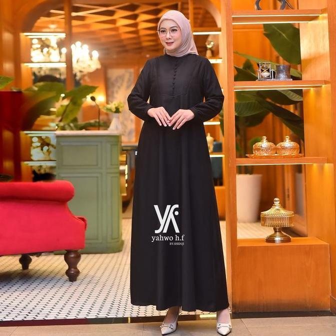 Murah Gamis pns khaki wanita terbaru bahan toyobo-seragam PNS-ASN-pemda pdh guru-Busuy-Baju Dress Mu