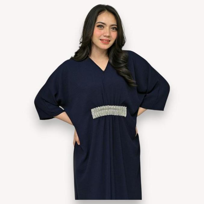 Murah Paket 2Pcs Kaftan Ibu Hamil & Menyusui Kaneeyaa, Baju Gamis Lebaran Wanita Dewasa Remaja Frien