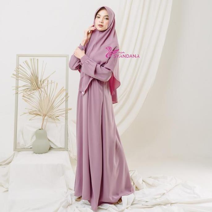 PROMO Gamis Wanita Syari Anna Dress Only by Hijab Syandana (GAMIS SAJA) PROMO