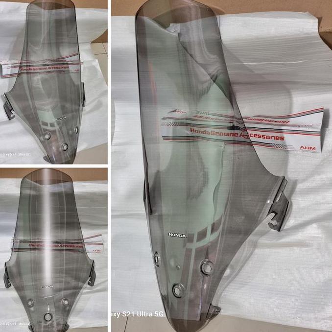 visor honda pcx 150cc original smoke