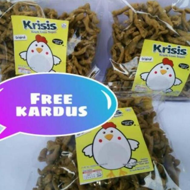 Kripik Usus ayam KRISIS 1 kg usus crispy goreng