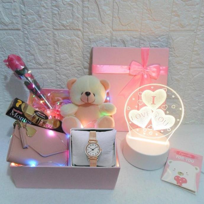 Paket Hampers Ulang Tahun Cewek Kado Anniversary Kado Valentine Kado Pacar Kado Ultah Cewek Best Sel