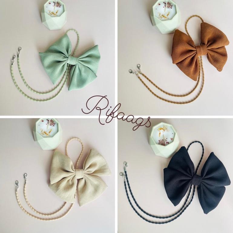 Strap masker pita / Konektor masker pita / PREMIUM Strap Masker Pita / Strap masker Hijab / strap ma