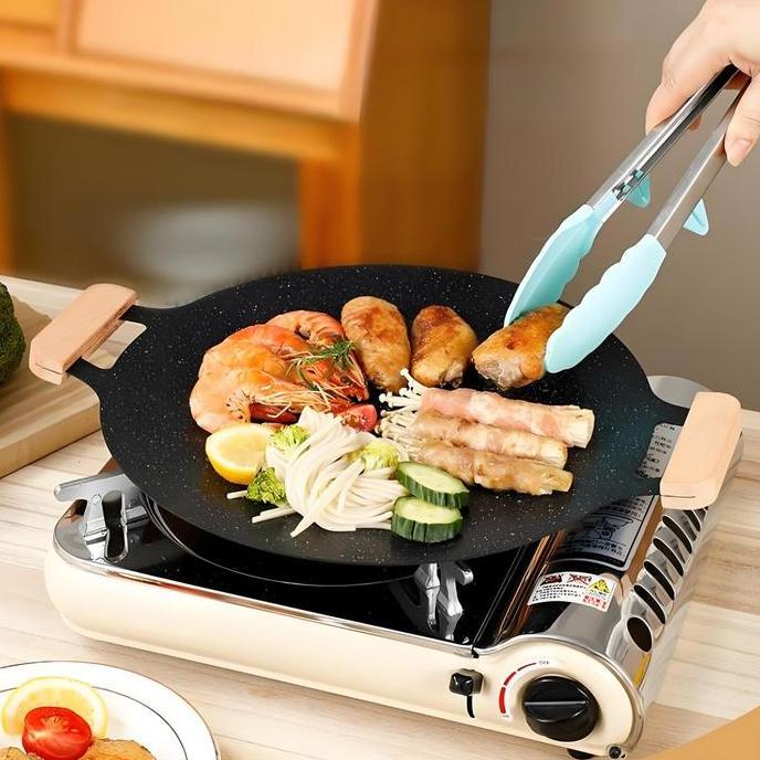 NAKAHARA Multi-fungsi Gandum Batu Kompor Elektromagnet Korea Panggang Non-stick Pot Korea Panggang P