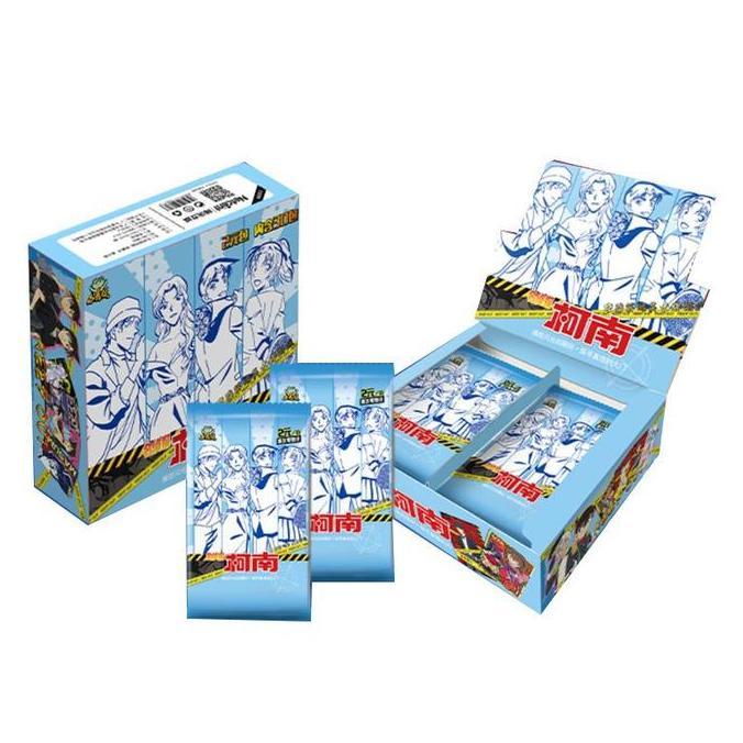 FYODORU 150Pcs Kartu Anime Detective Conan Little Dinosaur Photocard Detective Conan Shinichi Kudo