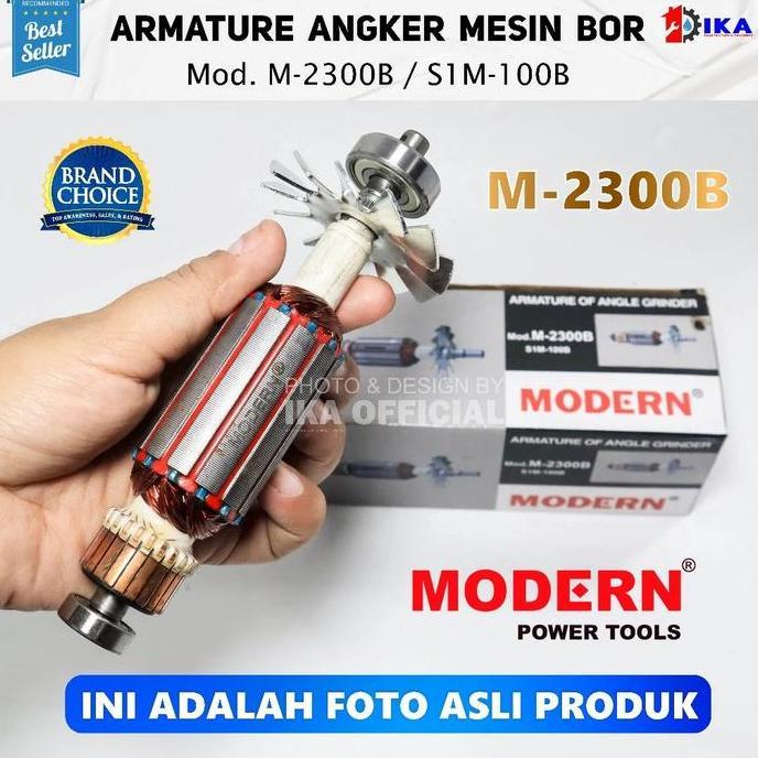 GRASSSTEKNO Armature Angker Bor Modern M-2900 / Armature Mesin Gerinda Tangan Modern M2300B