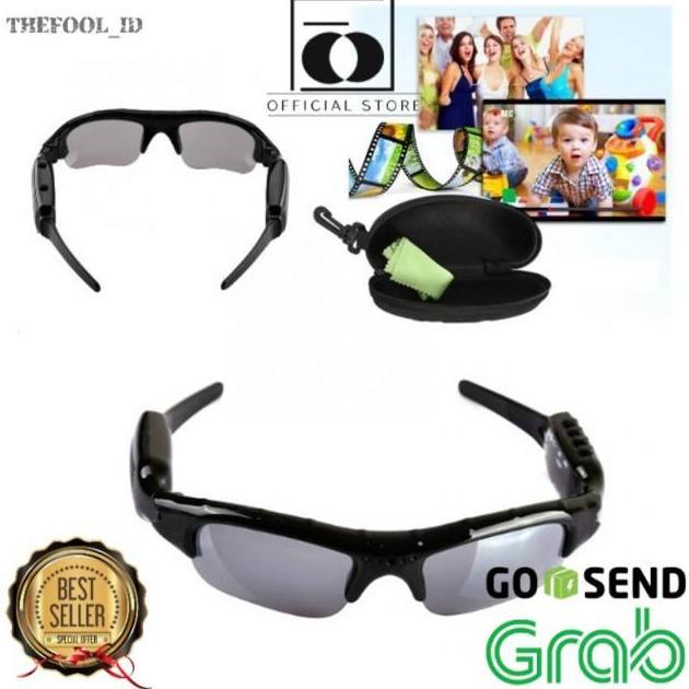 CROWHEAY Kacamata Kamera - Spy Sunglasses