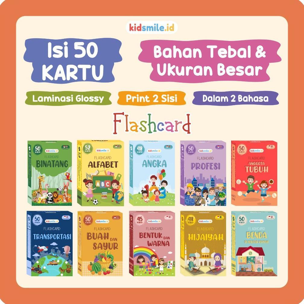 Flash Card Kidsmile Flash Card Mainan Edukasi Anak Flashcard Anak Flash Card Edukasi Anak Edukatif