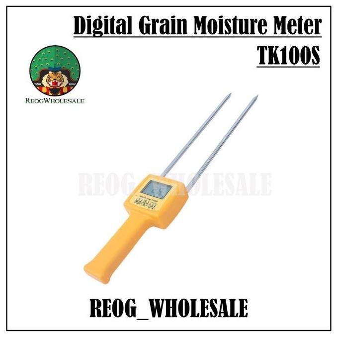 FYODORU TK100S Digital Grain Moisture Meter Pengukur Kadar Air Untuk Biji/Bubuk