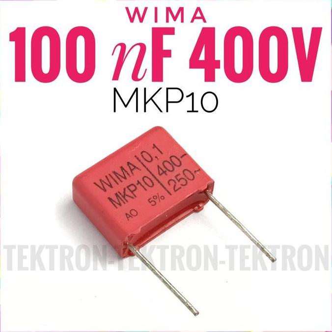 Terbaru (1) WIMA 100nF 400V MKP10 250VAC 0.1uF 104 Audio Audiophile Capacitor MKP tek70n Buru Order