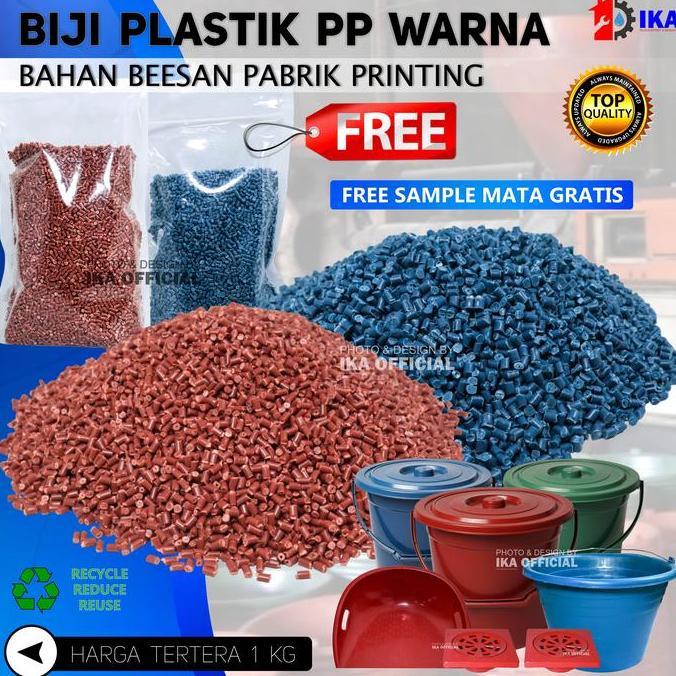 GRASSSTEKNO Biji Plastik PP Warna per kg PE Selopan murni Polypropylene Propan