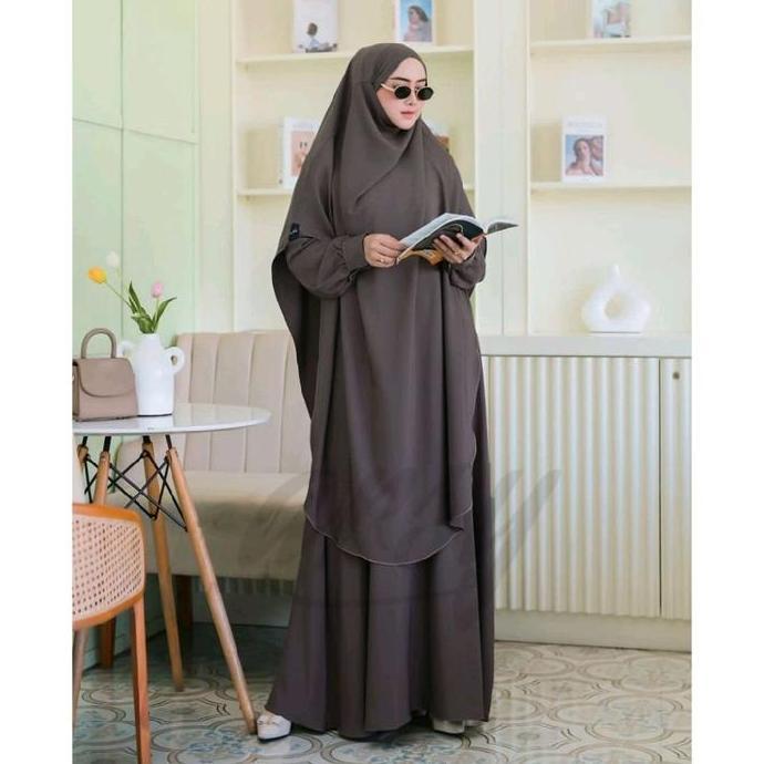 Murah HUMAIRA SET SYARI BY ARSY HIJAB BAJU UMROH HAJI SET CADAR  GAMIS MADAME ANTIUV GAMIS ADEM GAMI