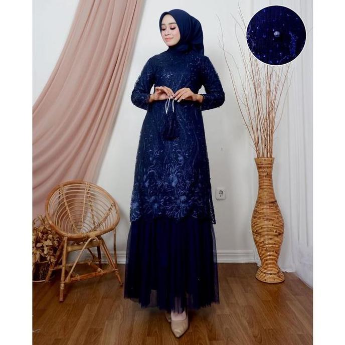 Murah SR Kebaya / Kebaya Gamis Tutu NJ / Gamis Brokat Pesta Mewah / Kebaya Wisuda Non COD