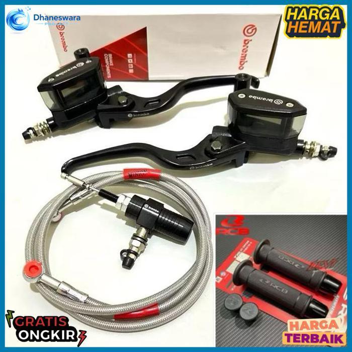 New Master Rem Kopling Hidrolik Model Rcb Satu Set Stut Selang Pnp Fu Vixion Ninja Klx Crf Rx King D