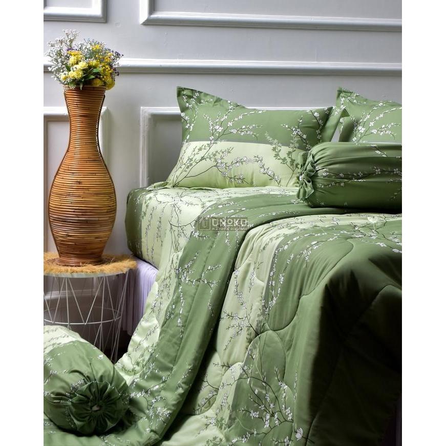 Soraya Bedsheet Bedcover UNOKU- Sprei Karet  - uk 180x200x30cm