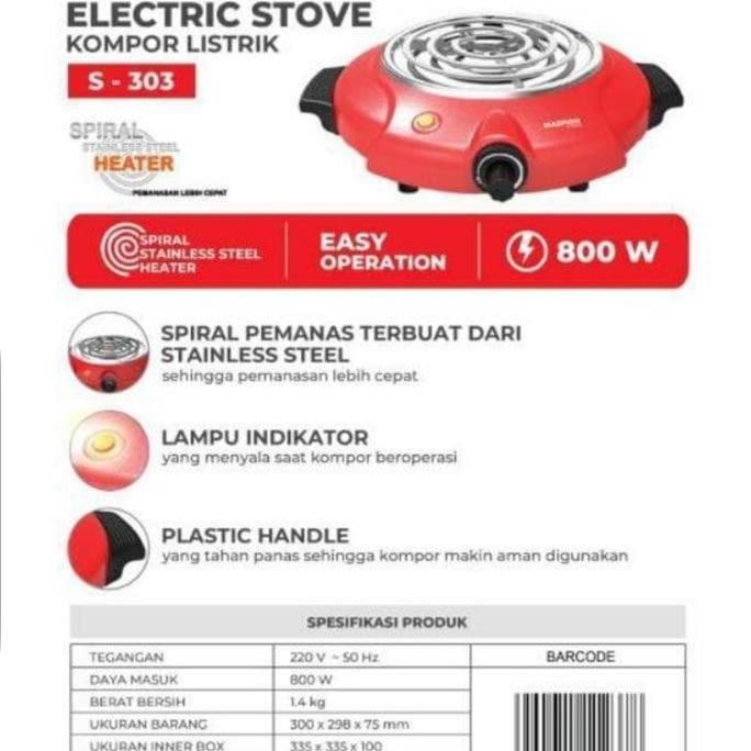 KOMPOR LISTRIK MASPION S303 / S 303