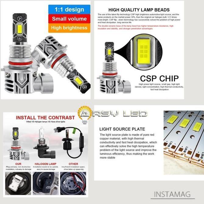 Lampu LED Foglamp H16 X5 Avanza Xenia Sigra Calya Innova Rush Terios