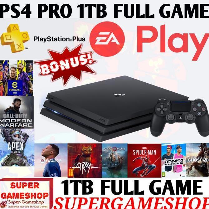 PS4 PRO 1TB PS4 PRO Console Bonus Game PS4 PRO 1TB (TERBAIK) (TERBARU) (TERMURAH)