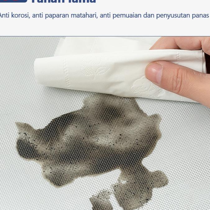 Gofilm Hitam Anti Nyamuk Layar Jendela Fiberglass Mosquito Net Jaring Nyamok