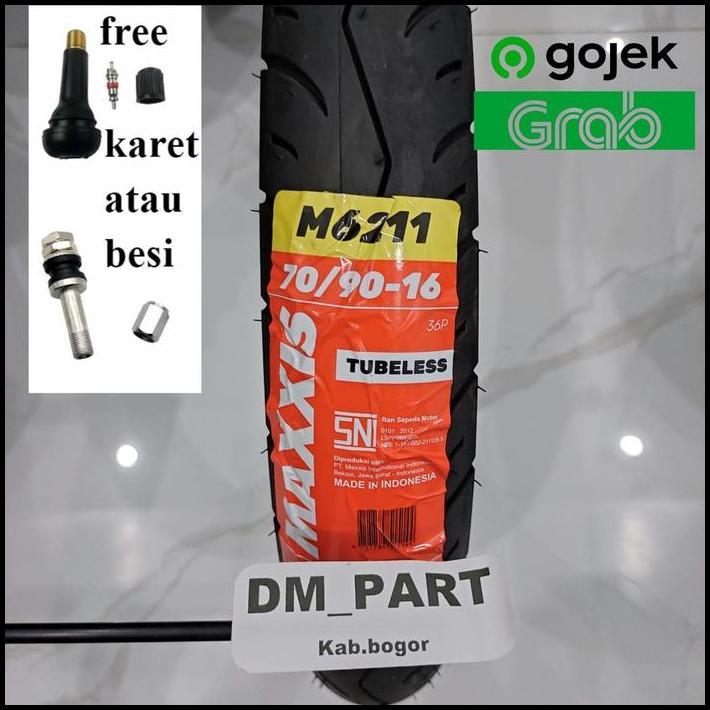 HOT DEAL BAN MAXXIS 16 70 90 TUBELESS BAN LUAR DEPAN NOUVO SKYDRIVE SKYWAVE 