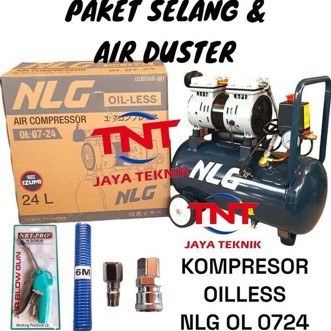 Murah Izumi 24Liter Oil Less 3/4Hp / Kompresor Izumi Oil Less 24 Liter 0724