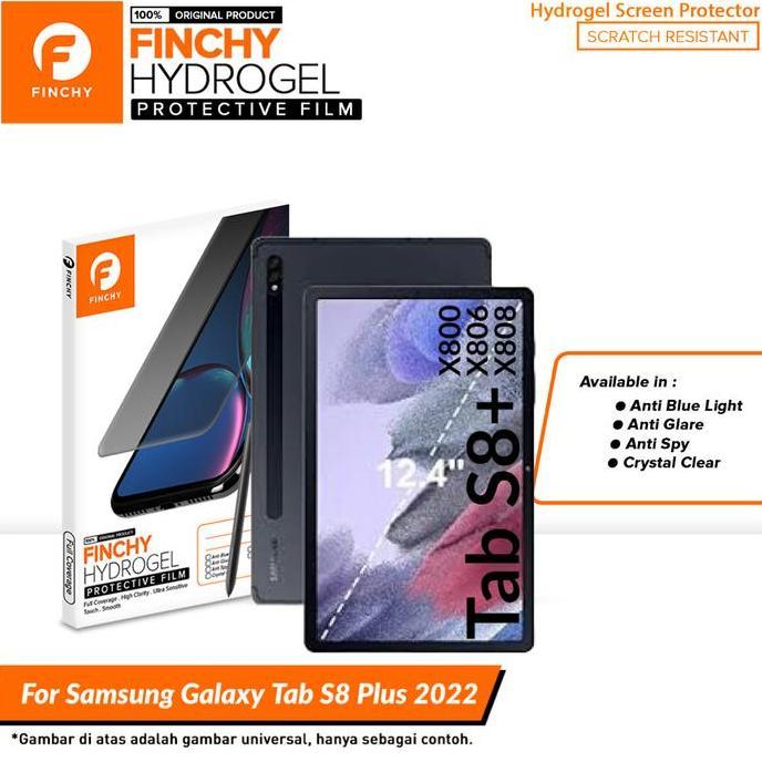 Finchy Samsung Tab S8 Plus 2022 Hydrogel Screen Protector - Front (TERBAIK) (TERBARU) (TERMURAH)
