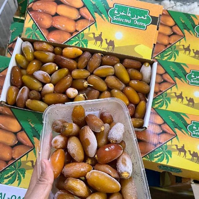 Kurma Muda Ruthob Libya Fresh Lembut Kaya Nutrisi Tahan 6 Bulan di Freezer Manfaat untuk Kesehatan T