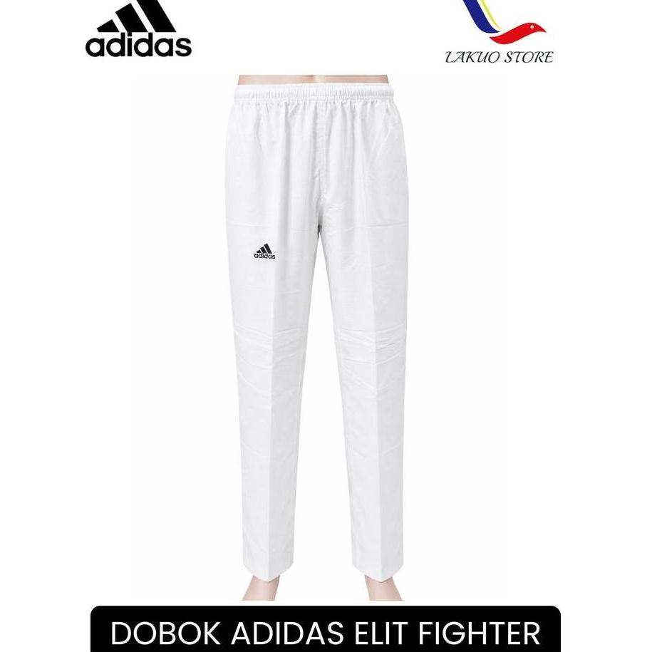 DOBOK ADIDAS ELITE FIGHTER / UNIFORM TAEKWONDO / ADIDAS KERAH HITAM (TERBAIK) (TERBARU) (TERMURAH)