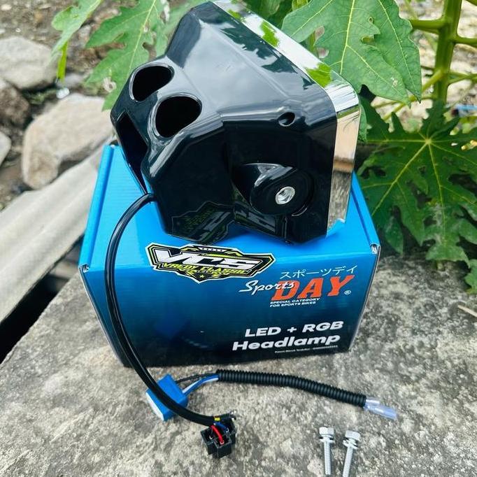 Promo lampu depan GL PRO MAX daymaker GL KOTAK set BATOK set rink CROM LAMPU DEPAN GL PRO max RX KIN