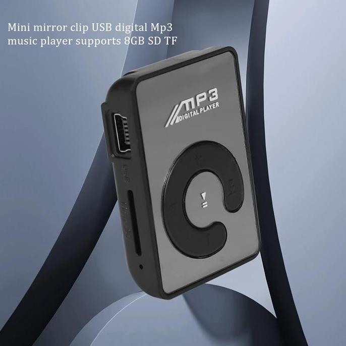 (ACS) MP3 Player Mini Clip Portable Support Memory TF Card Up To 32GB Support MP3 FLAC USB Mini AUX 