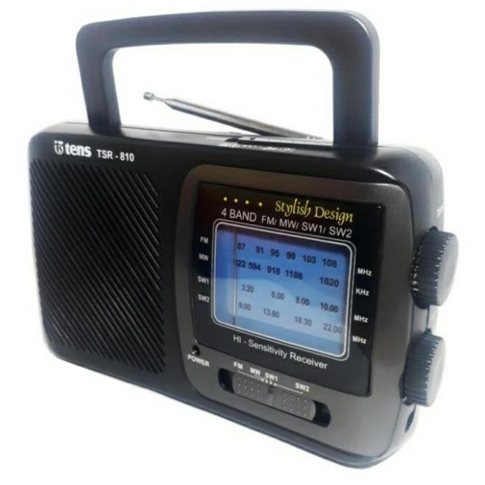 (ACS) Radio Portable Jadul FM AM / AC Listrik DC Baterai / Tens TSR 810