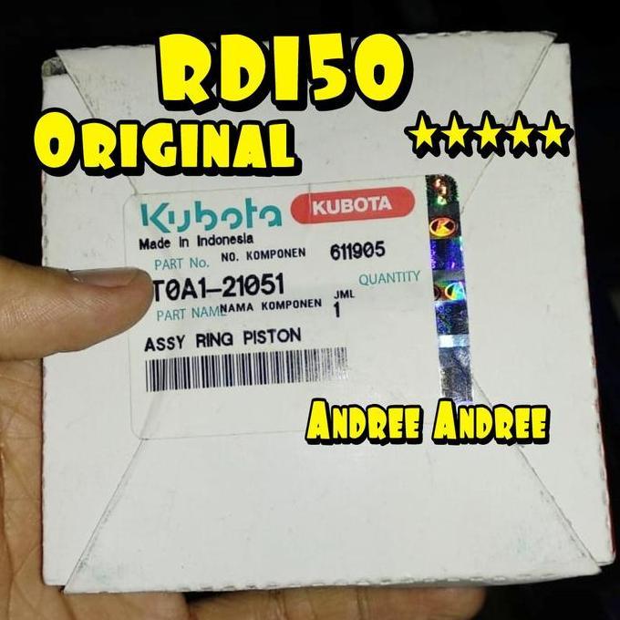 TERMURAH - RD 150 Ring Piston Seher Kubota RD150 RD-150 Original