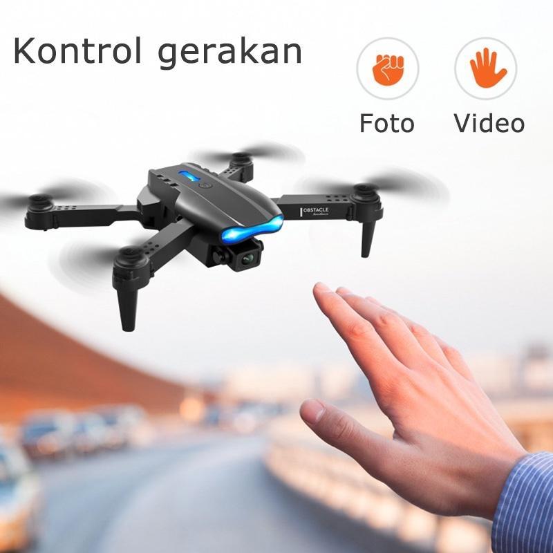 Kualitas TinggiSmart Drone E88 Pro/E99 Pro 4K Hd Dual Camera Shoot Original Indoor Outdoor Drone Mur