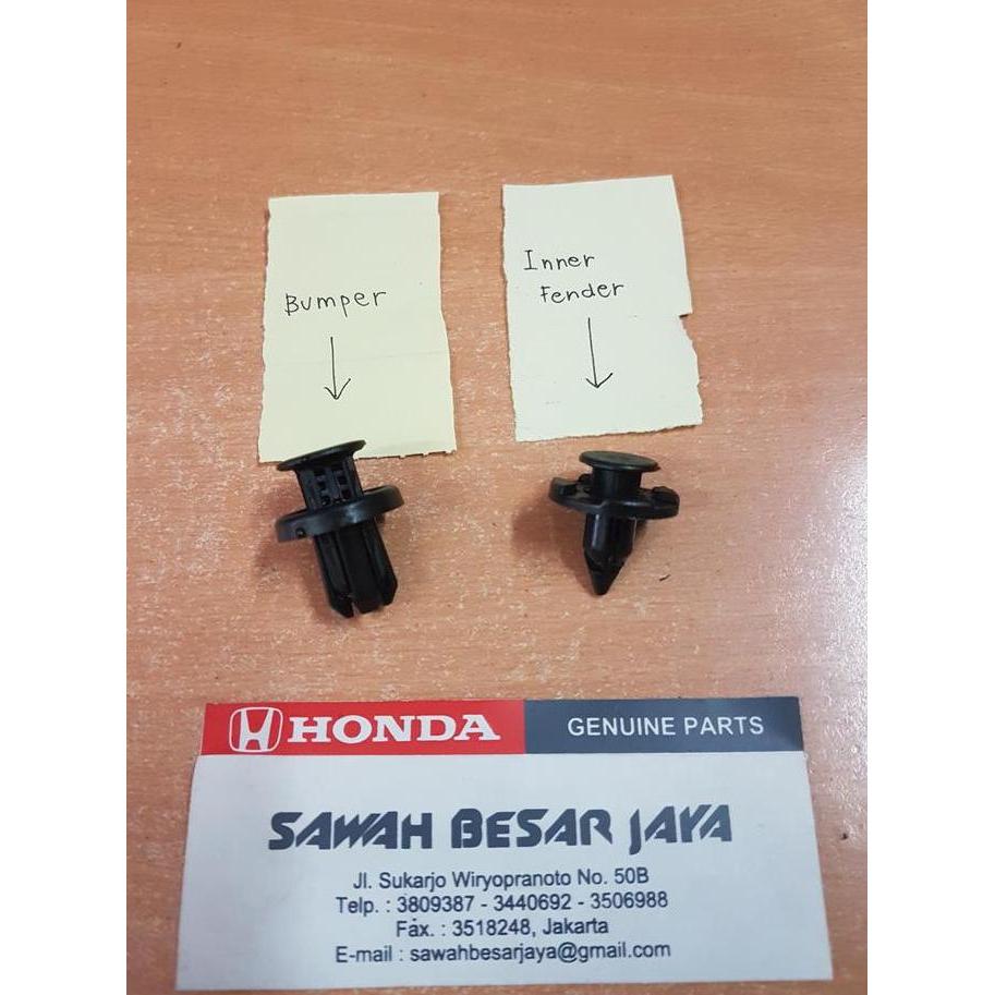 Clip Klip Kancing Baut Bumper Bemper Inner Liner Fender Plastik Spakbor Mobil Honda Brio Mobilio Fre