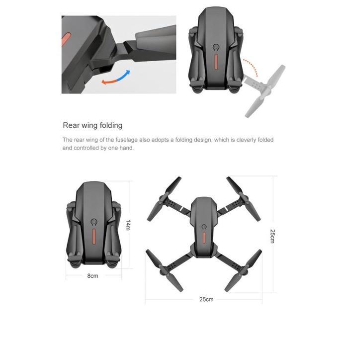 E99 Pro Drone Camera Drone Quadcopter Auto Fokus Include Remote Dan Kamera Original Drone  Pro Denga