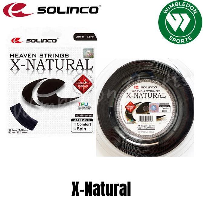 Senar Tenis SOLINCO X-NATURAL / Senar SOLINCO X-Natural Diamond Rough