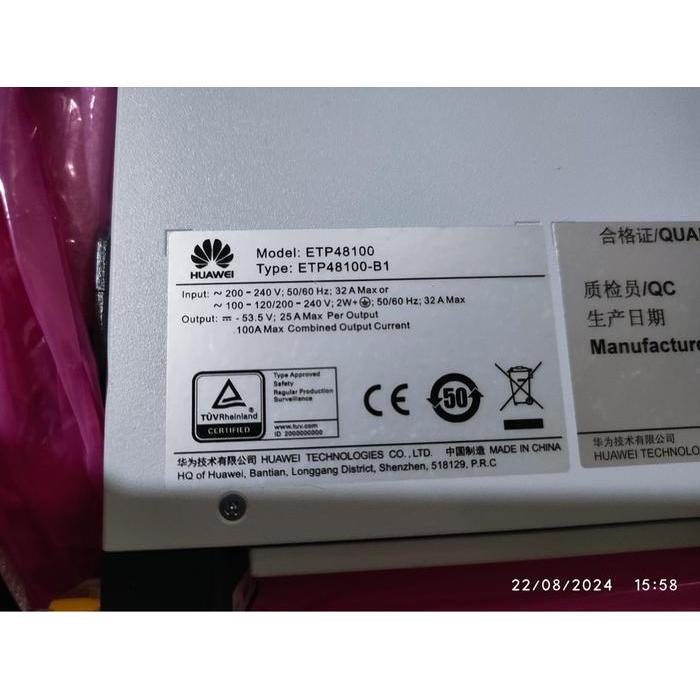 HUAWEI RECTIFIER ETP48100-B1 1 MODULE