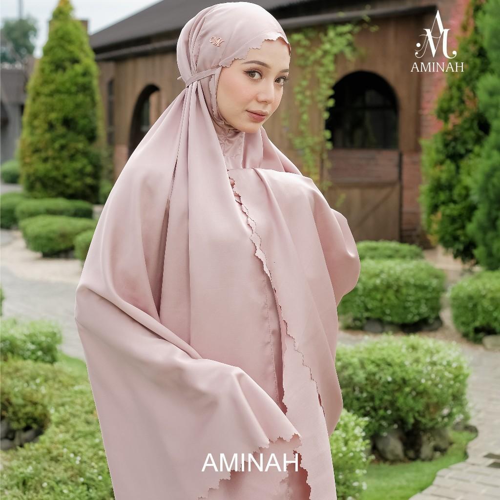 Aminah - Mukena Dewasa Silky Traveling Daily Aminah Lasercut