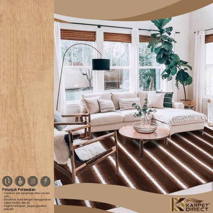 [Karpet Direct] Zag (Coklat) 200x280 cm - Line