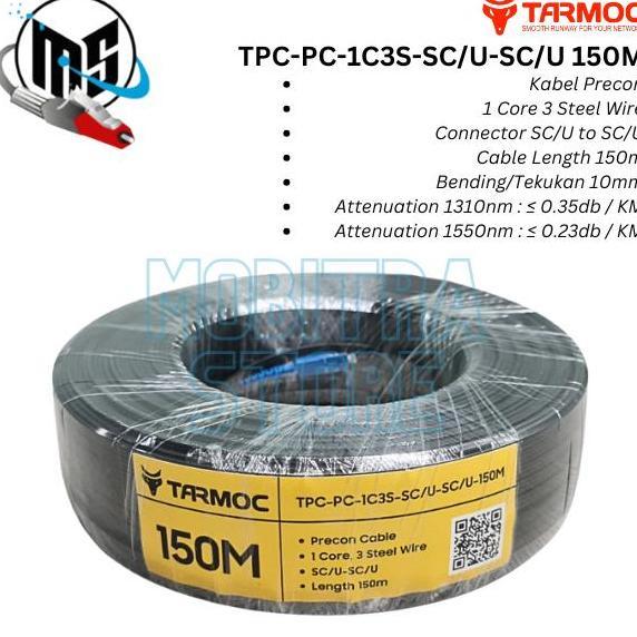 TERBARU - Kabel FO Preconnectorized 150 Meter/Precon FO 150 Mtr Dropcore