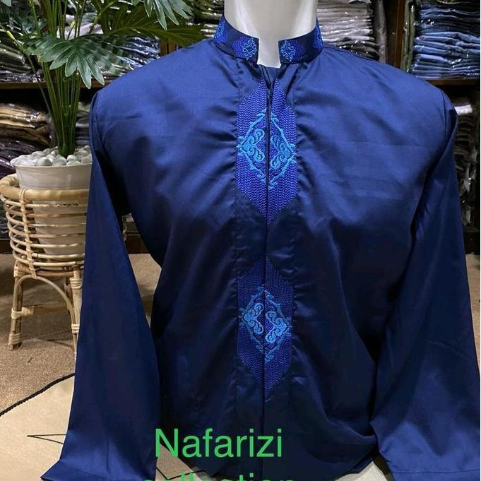 UPFRADE STYLE  BAJU KOKO PANJANG BORDIR MEWAH EXCLUSIF SERIES/BAJU KOKO BORDIR TERBARU BRANDED Mewah
