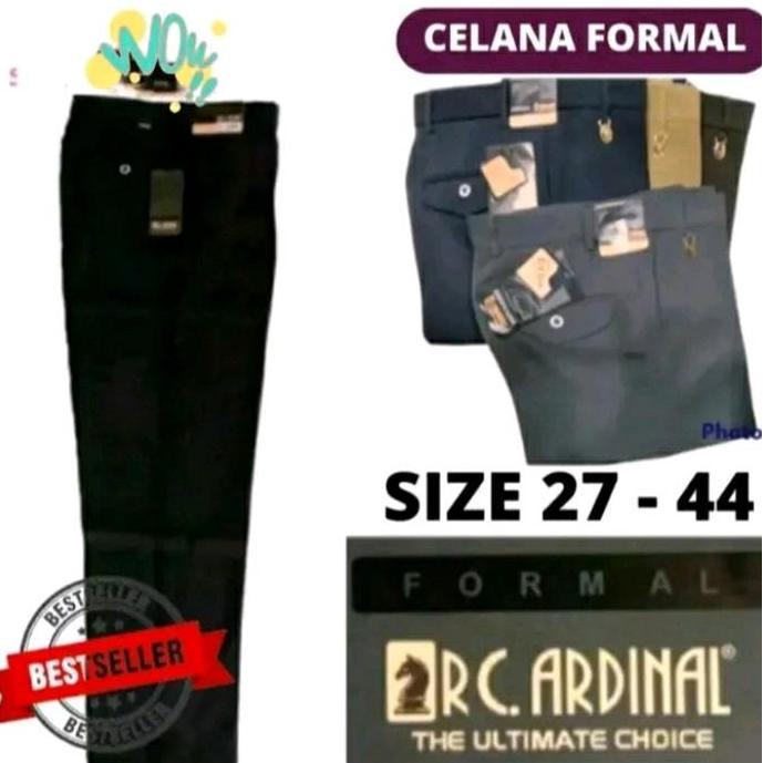 PREMIUM Celana Kerja Cardinal Premium/Celana kain Formal/Celana Kantor/ Celana Panjang Pria Nyaman K