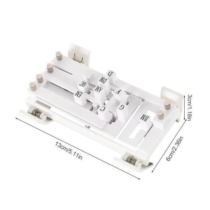 LUMIERE Alat Bantu Chord Gitar Profesional Anti Sakit Tombol Chord Gitar Alat Bantu Mengajar Chord G