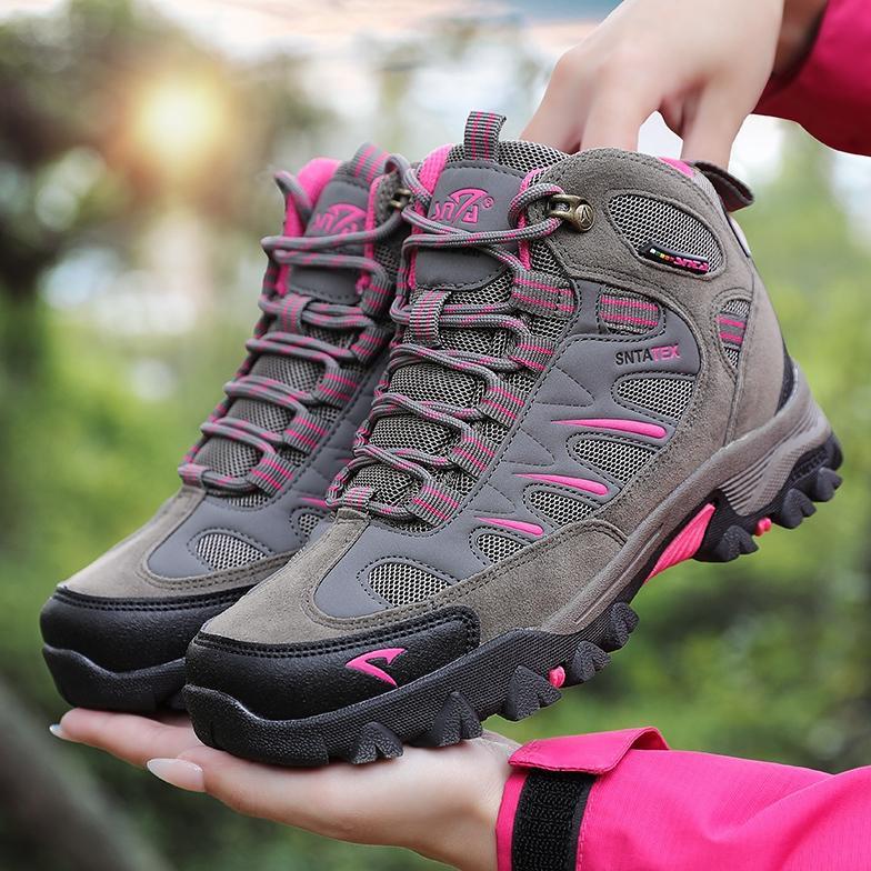 Official Sepatu Gunung Wanita Snta 613 / 615 / 617 Semi Waterproof Hiking Outdoor Boot Free Tali Cad