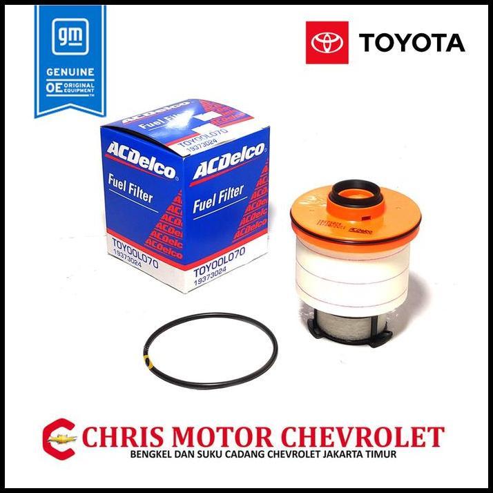 GRATIS ONGKIR FILTER SOLAR TOYOTA INOVA FORTUNER HILUX 2.4 DIESEL ORIGINAL ACDELCO 